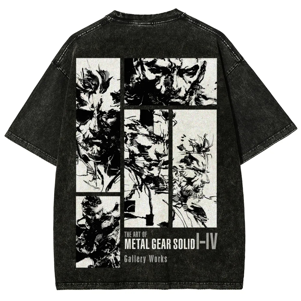Metal Gear Solid Unisex Washed T-Shirt