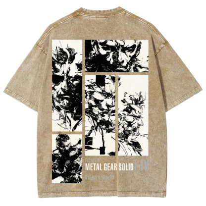 Metal Gear Solid Unisex Washed T-Shirt
