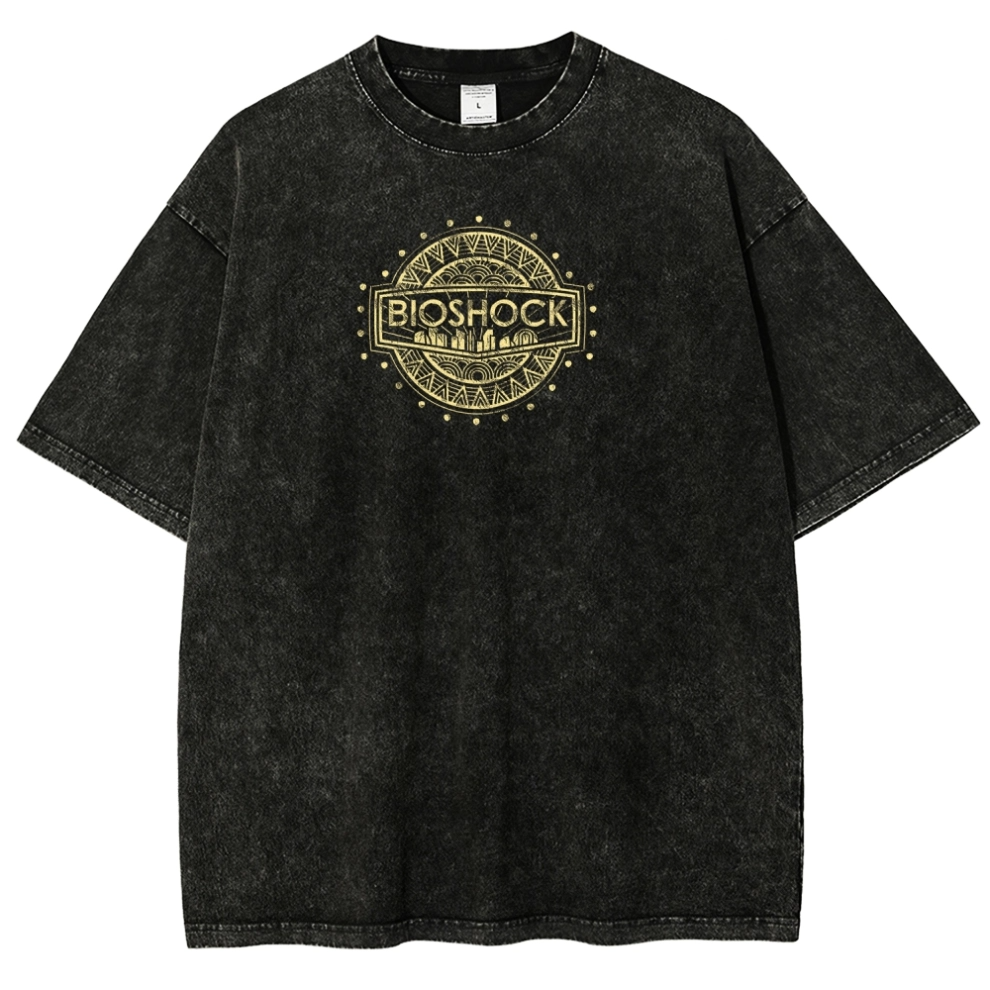 Bioshock Unisex Fit Washed T-Shirt/Crewneck/Hoodie