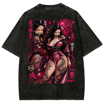 Demon Slayer nezuko Oversized T-shirt/Crewneck/Hoodie