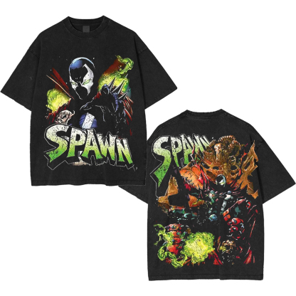 Spawnism Unisex Washed T-Shirt