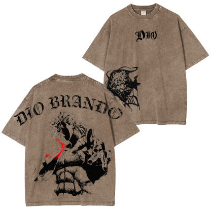 JoJo's Dio Brando Unisex  Washed T-Shirt