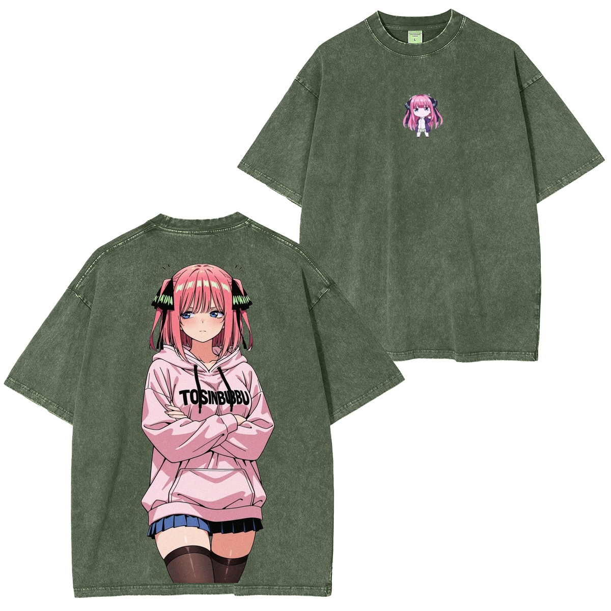 Nakano nino Washed T-shirt/Crewneck/Hoodie