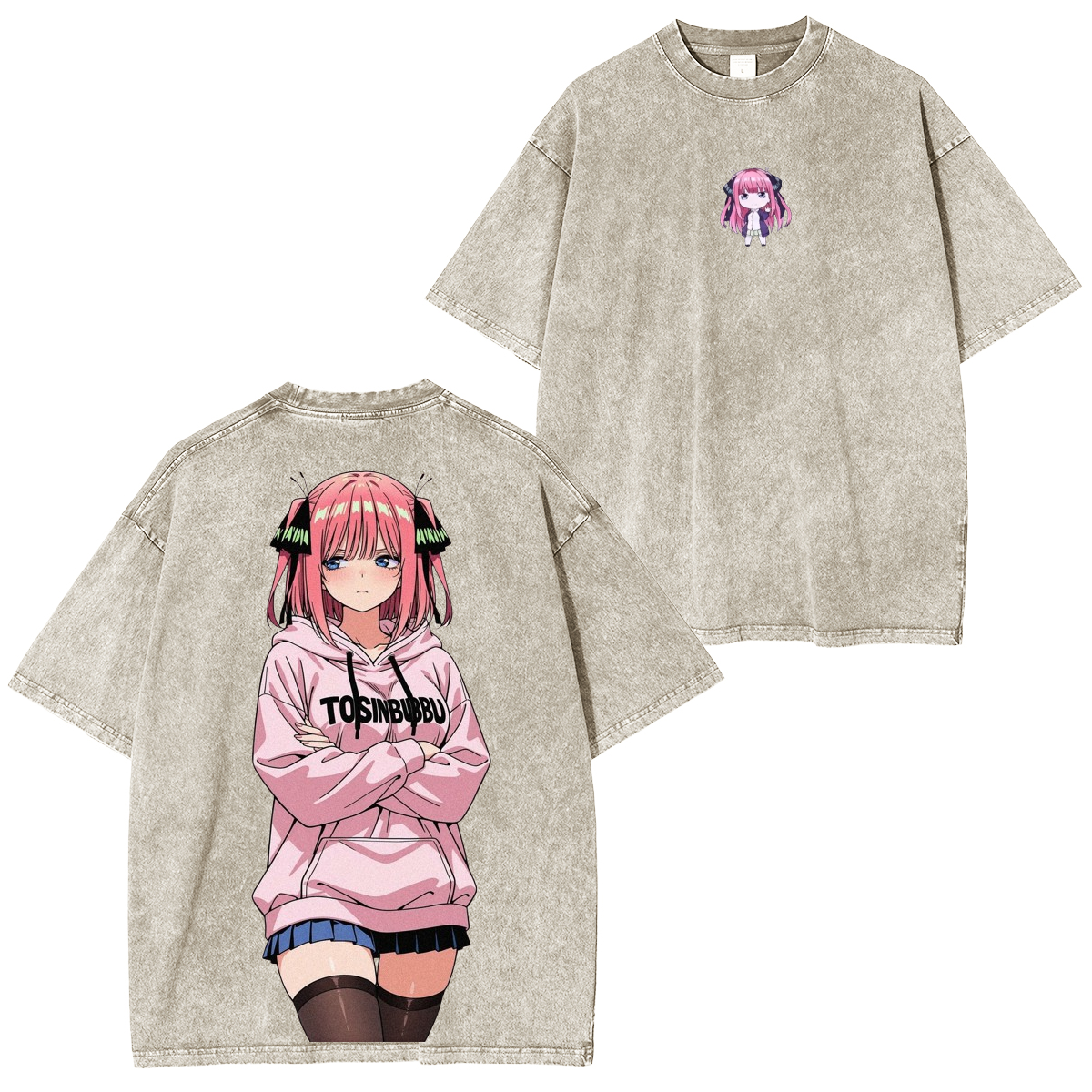 Nakano nino Washed T-shirt/Crewneck/Hoodie