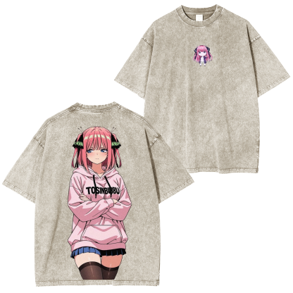 Nakano nino Washed T-shirt/Crewneck/Hoodie