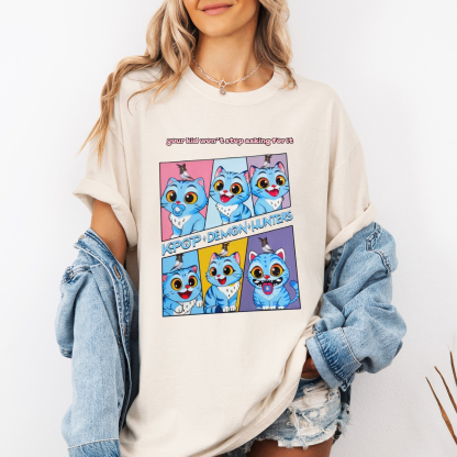 Derpy Kpop Demon Hunters Tiger Unisex T-shirt/Crewneck/Hoodie