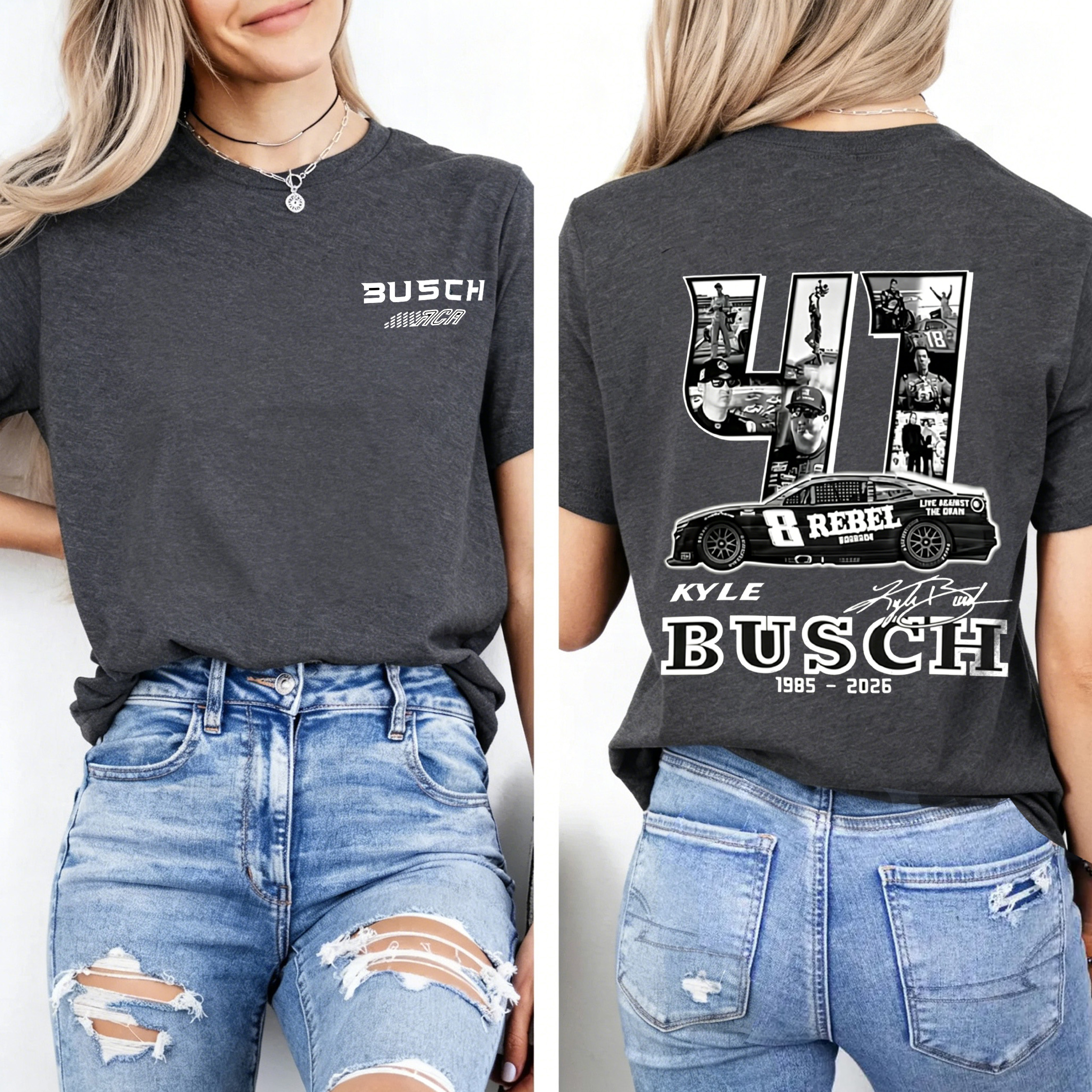 RIP Kyle Busch Unisex Shirts/Crewneck/Hoodie