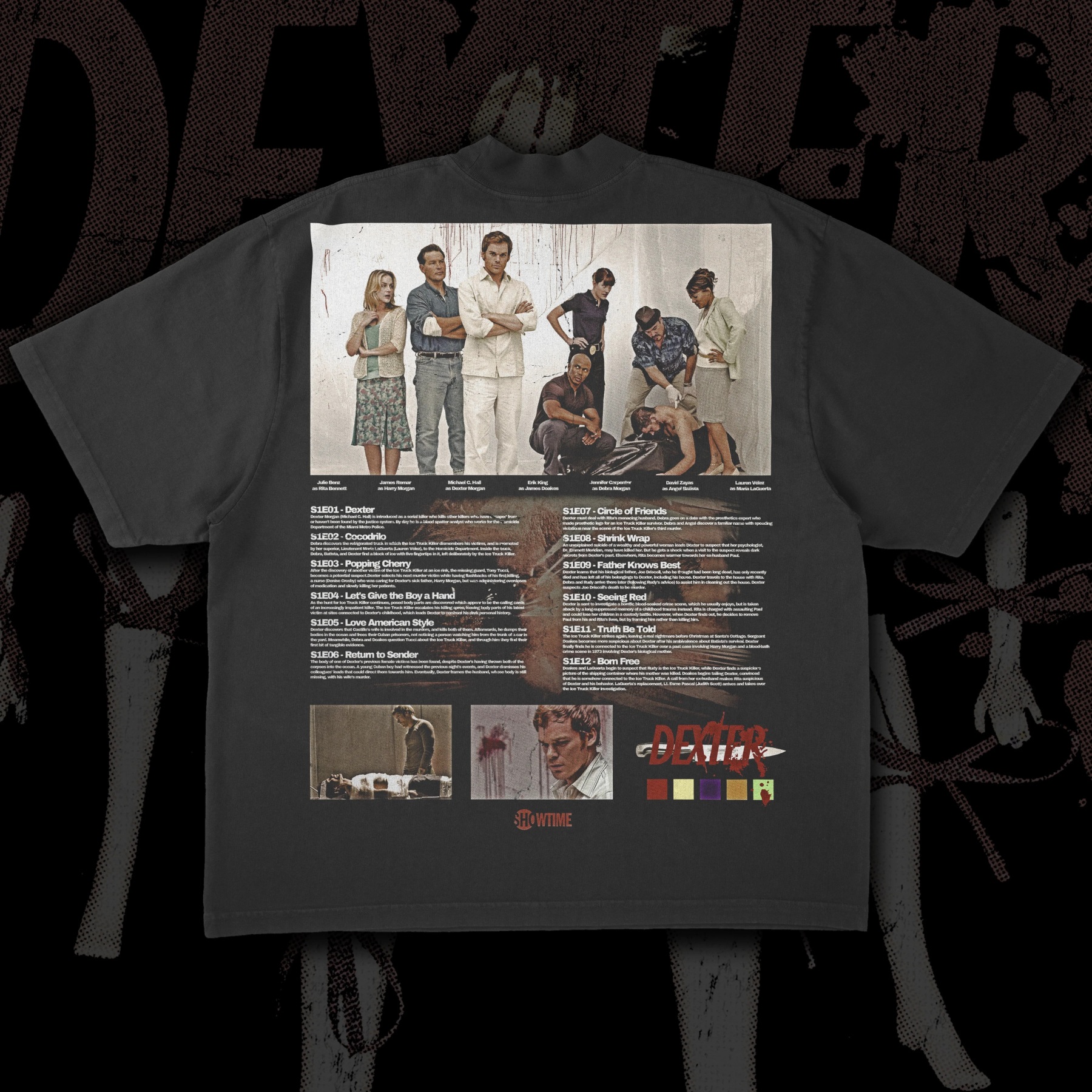 DEXTER Season 1 Cotton T-shirt