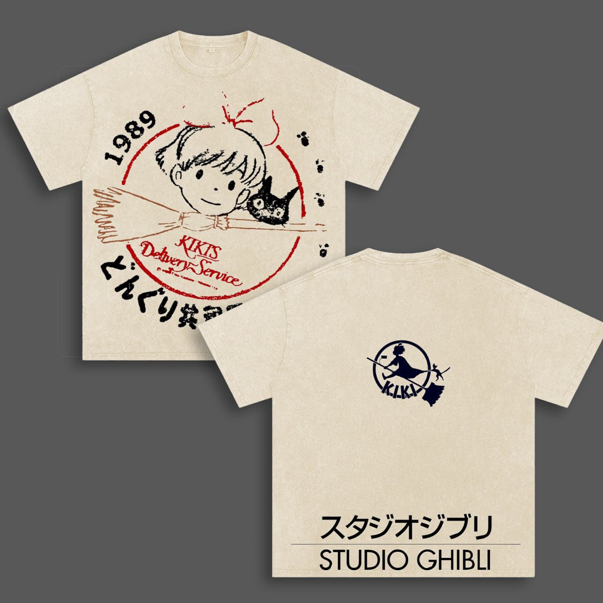 Studio Ghibli Unisex Washed T-Shirt