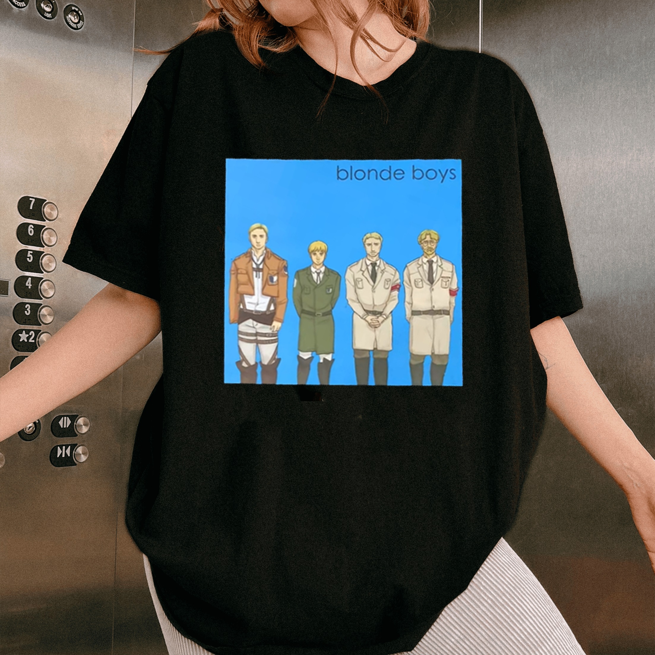 The blonde boys of Attack on Titan Anime  Unisex T-shirt/Crewneck/Hoodie