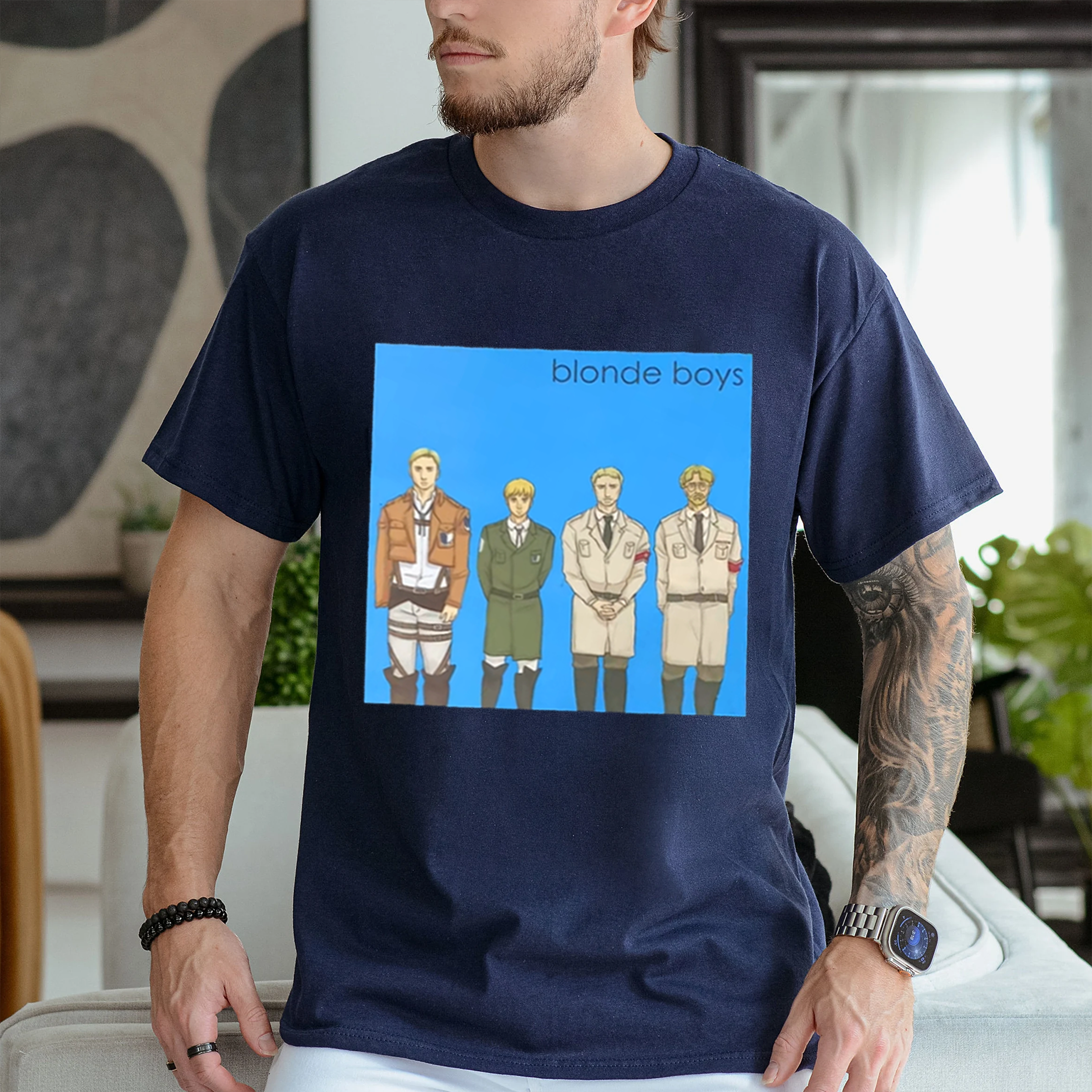 The blonde boys of Attack on Titan Anime  Unisex T-shirt/Crewneck/Hoodie