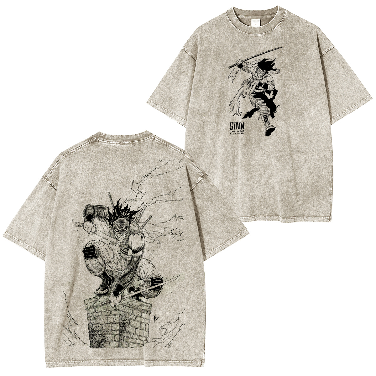 My Hero Academia Oversized Washed T-shirt/Crewneck/Hoodie