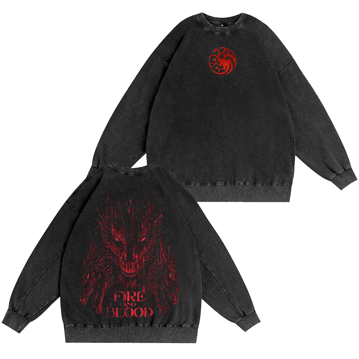 House Targaryen Oversized T-shirt/Crewneck/Hoodie
