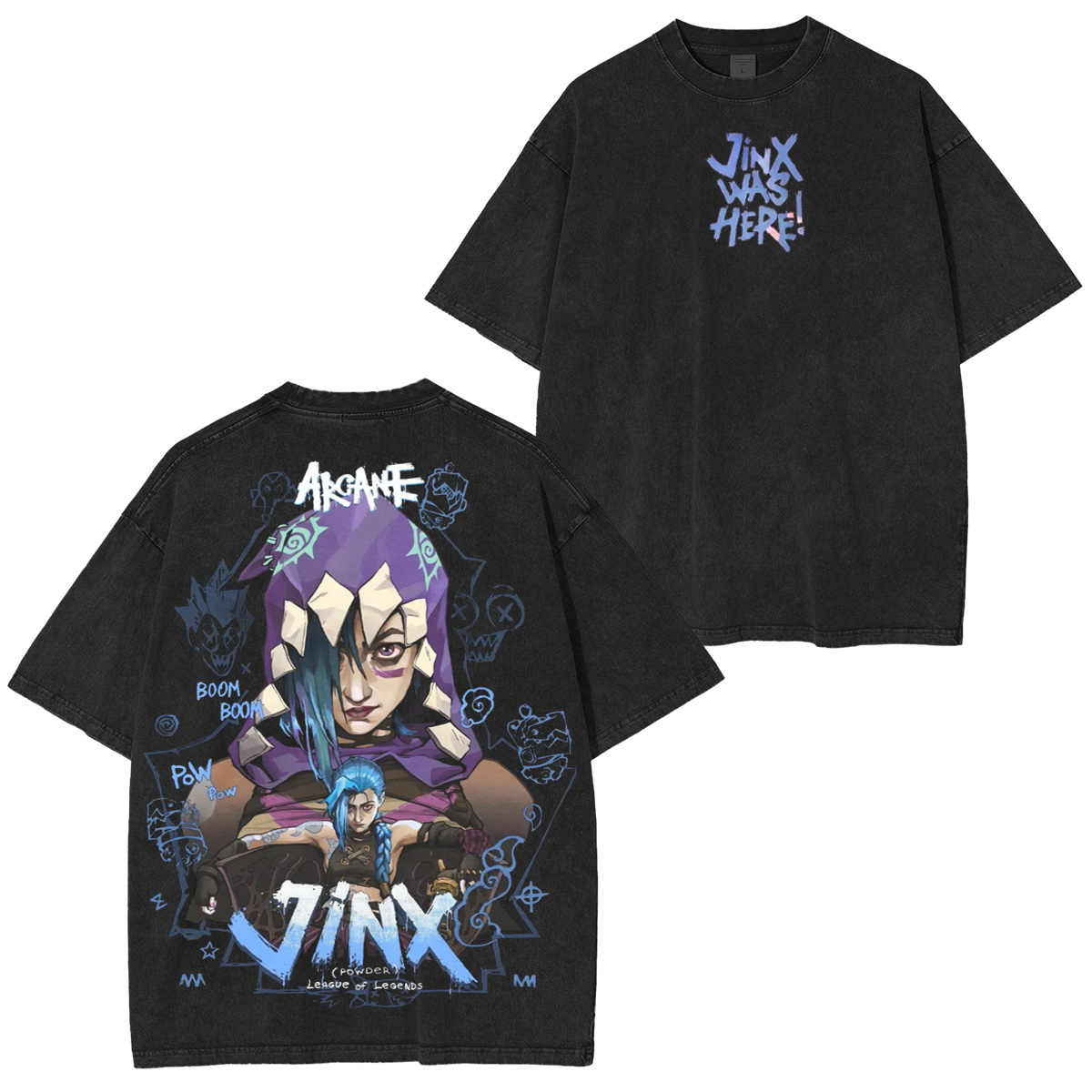 Jinx Was Here Oversized T-shirt/Crewneck/Hoodie