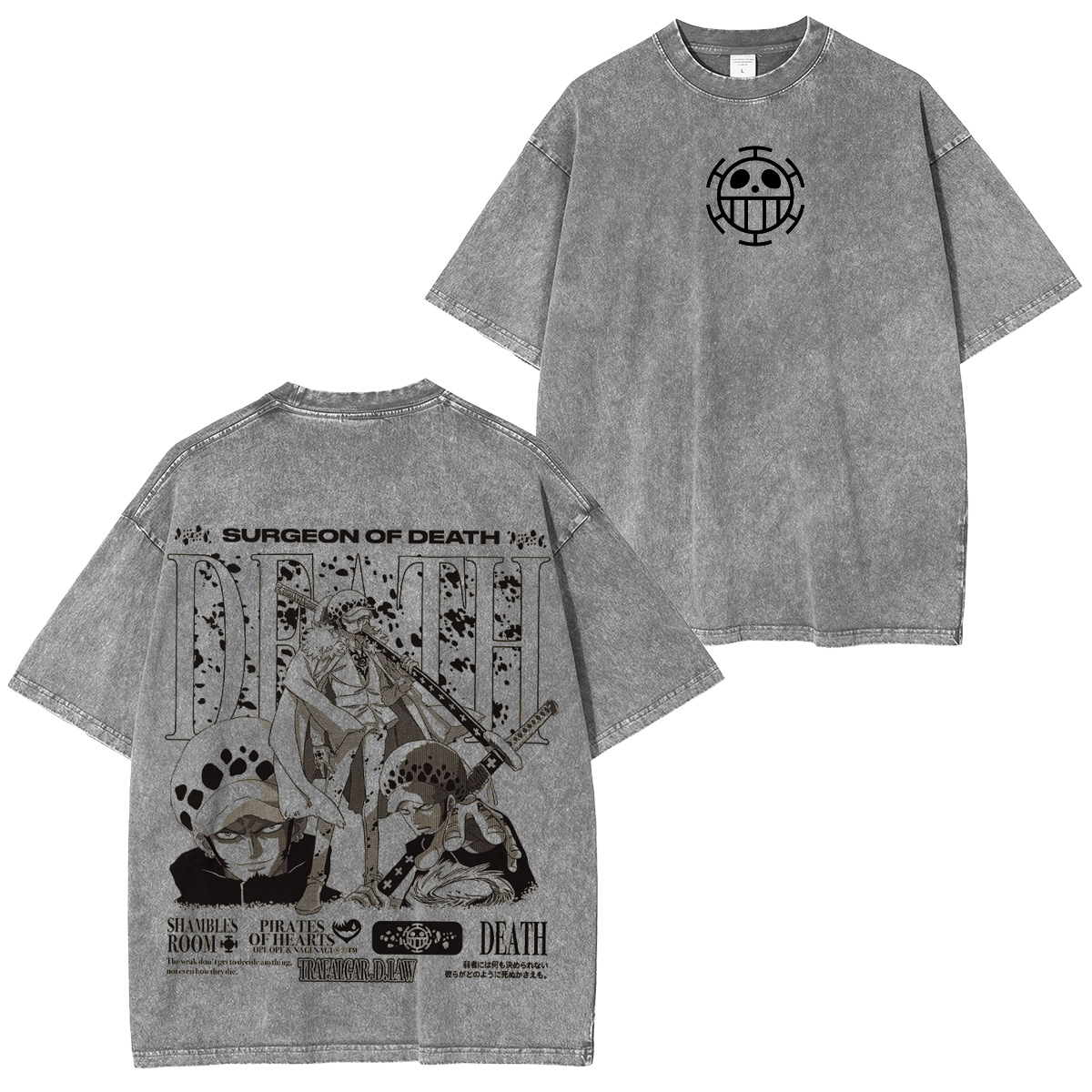 Heart Pirates One Piece Oversized T-shirt/Crewneck/Hoodie