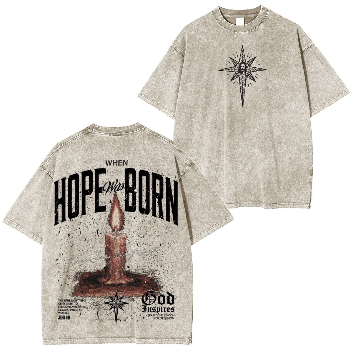 Hope Was Born Oversized T-shirt/Crewneck/Hoodie
