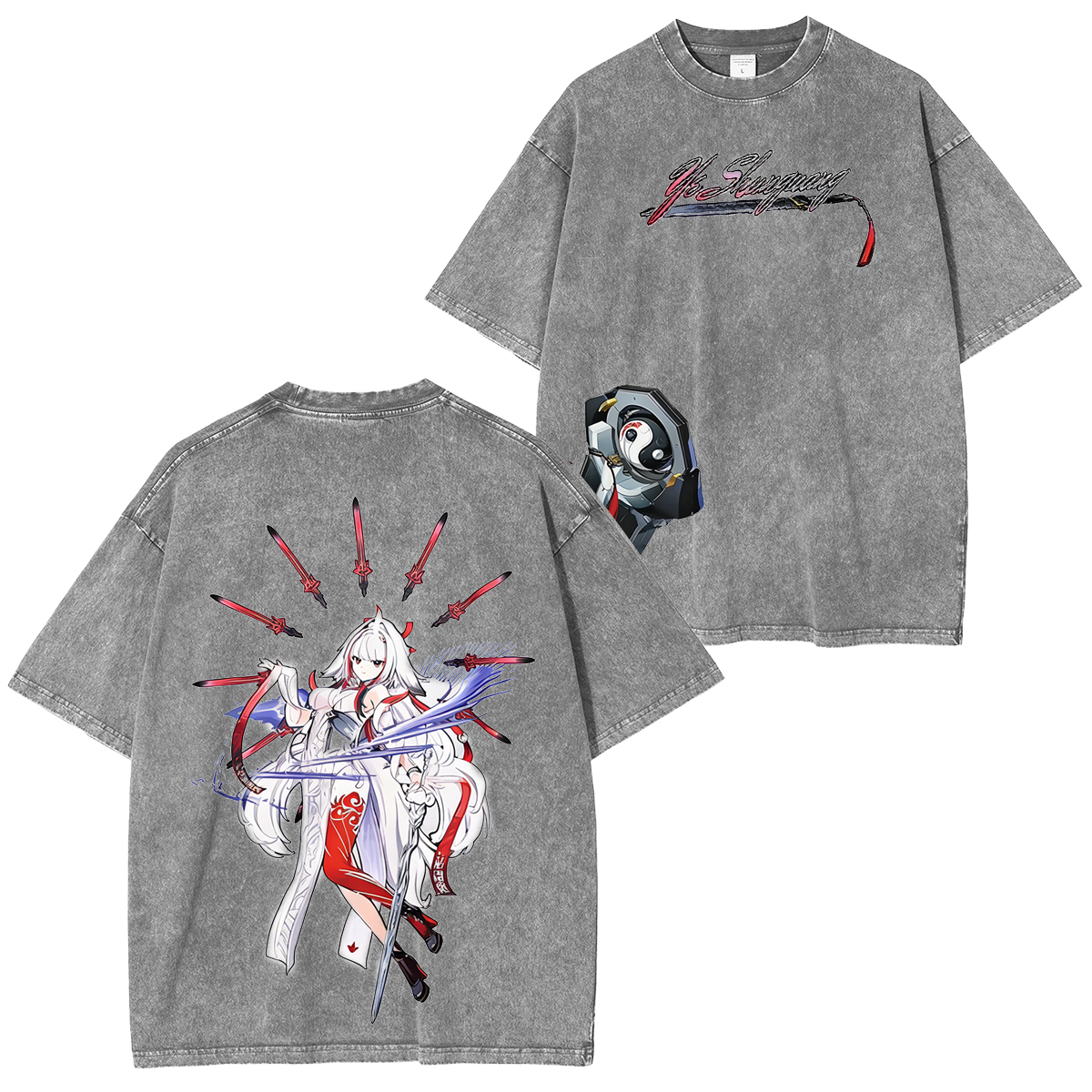 White Ye Shunguang Washed T-shirt/Crewneck/Hoodie