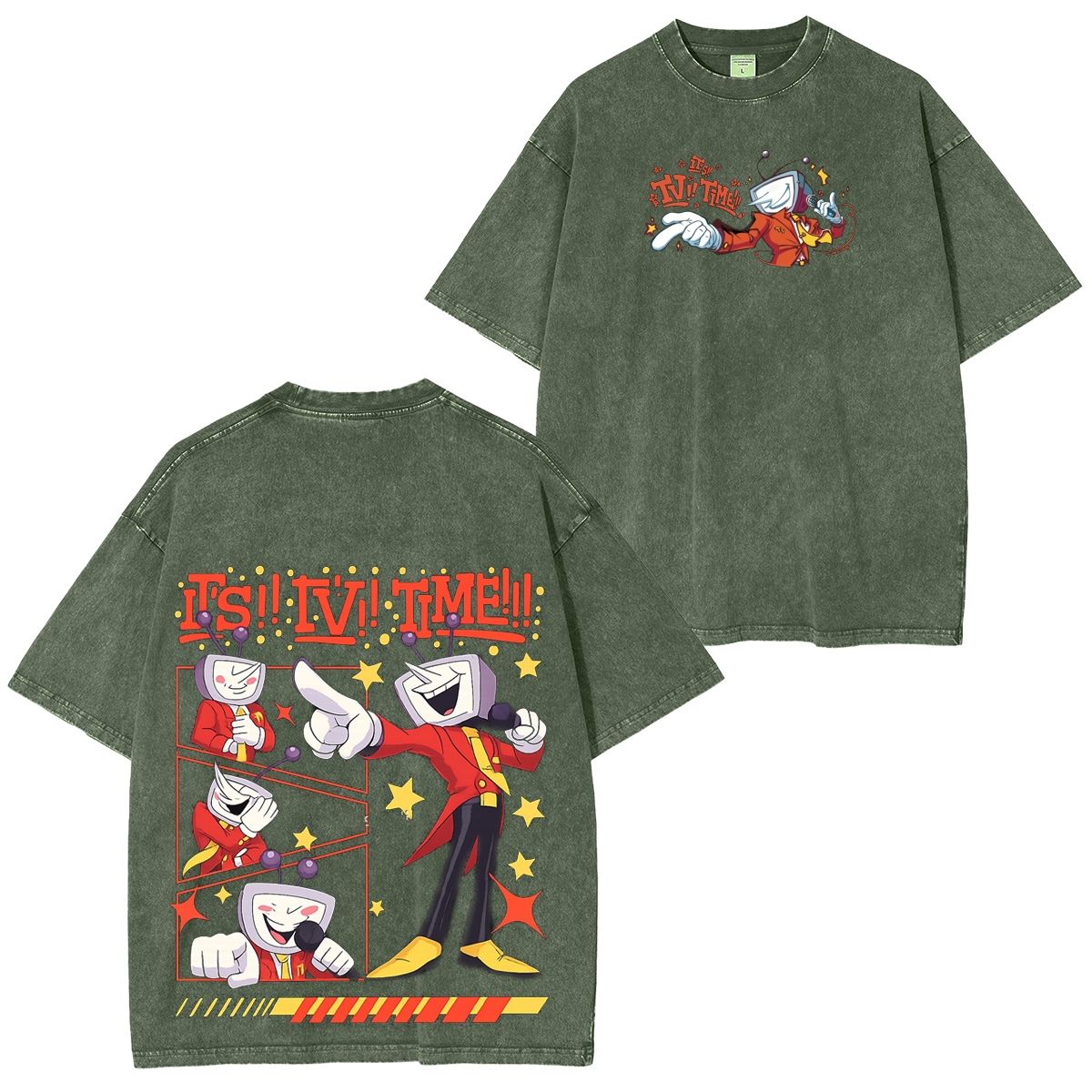 Tenna Deltarune Game Variants  Oversized T-shirt/Crewneck/Hoodie