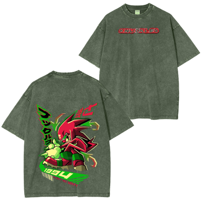 Knuckles the Echidna Variants  Oversized T-shirt/Crewneck/Hoodie