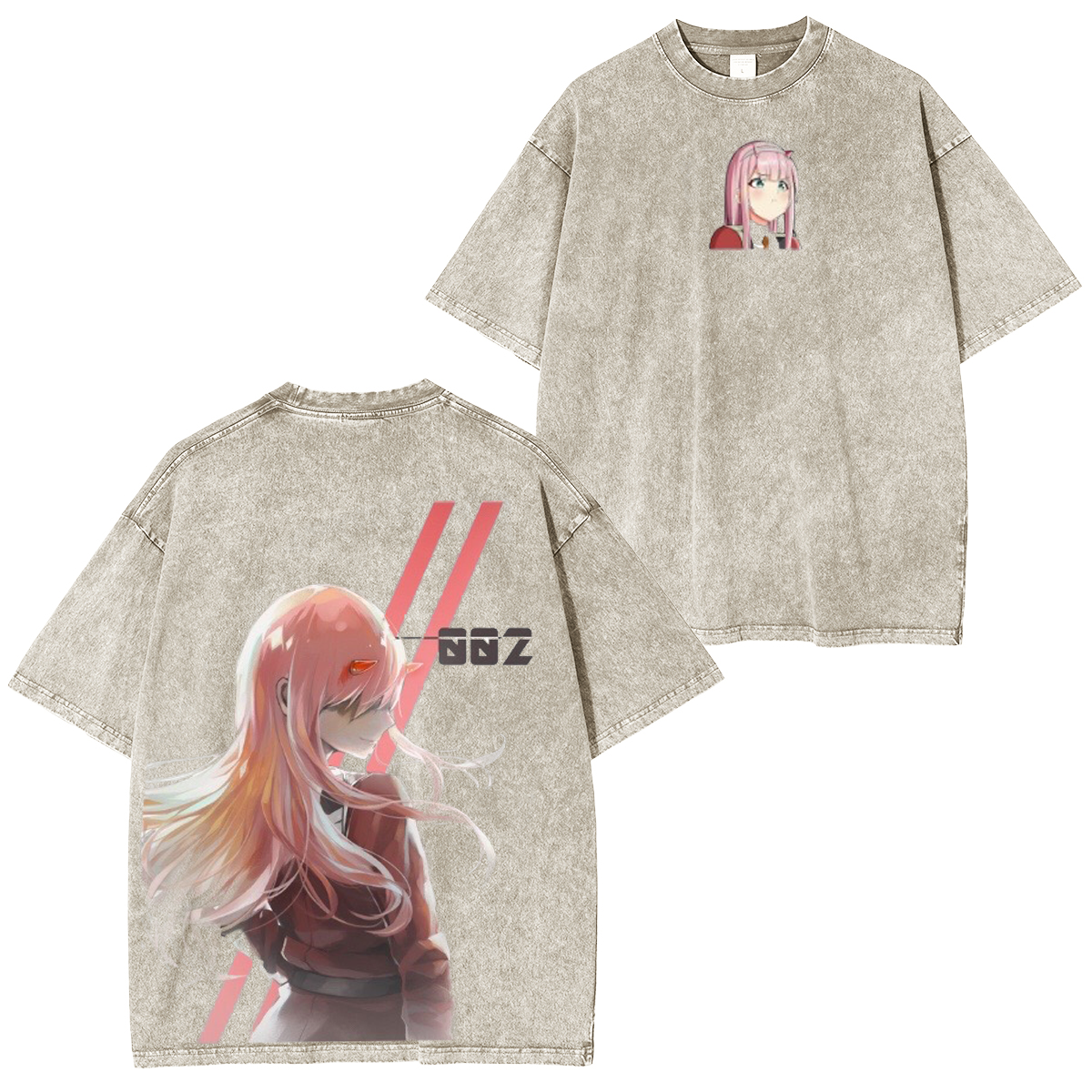 DARLING in the FRANXX Washed T-shirt/Crewneck/Hoodie
