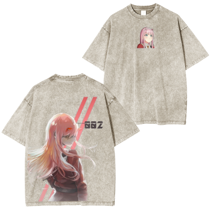 DARLING in the FRANXX Washed T-shirt/Crewneck/Hoodie