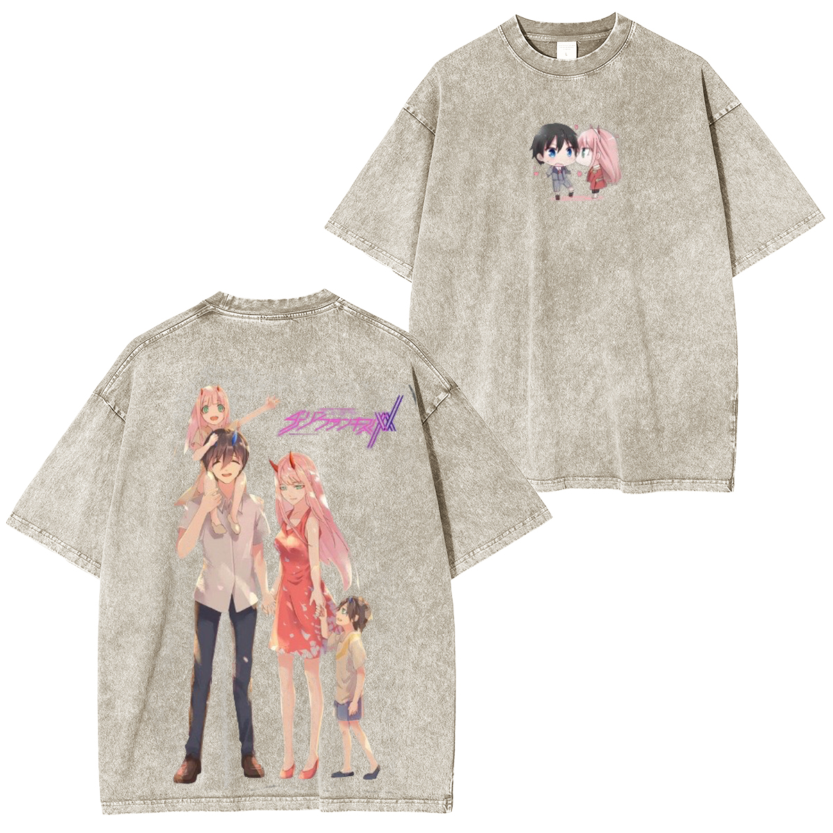 DARLING in the FRANXX Washed T-shirt/Crewneck/Hoodie