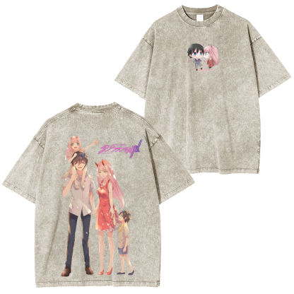 DARLING in the FRANXX Washed T-shirt/Crewneck/Hoodie