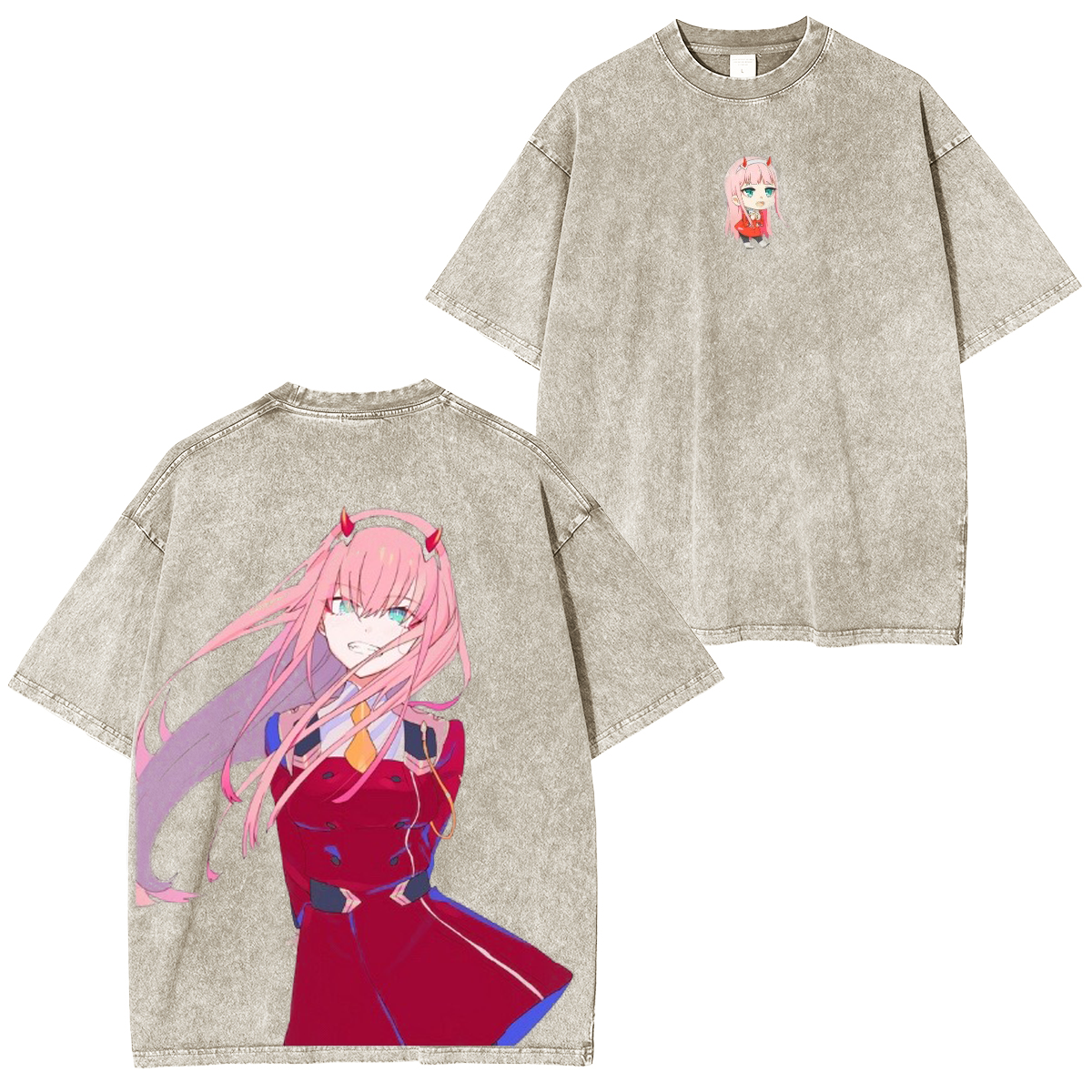 DARLING in the FRANXX Washed T-shirt/Crewneck/Hoodie