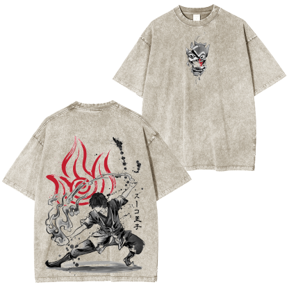 The Power of Fire Nation Aumi-E Classic  Washed T-shirt/Crewneck/Hoodie