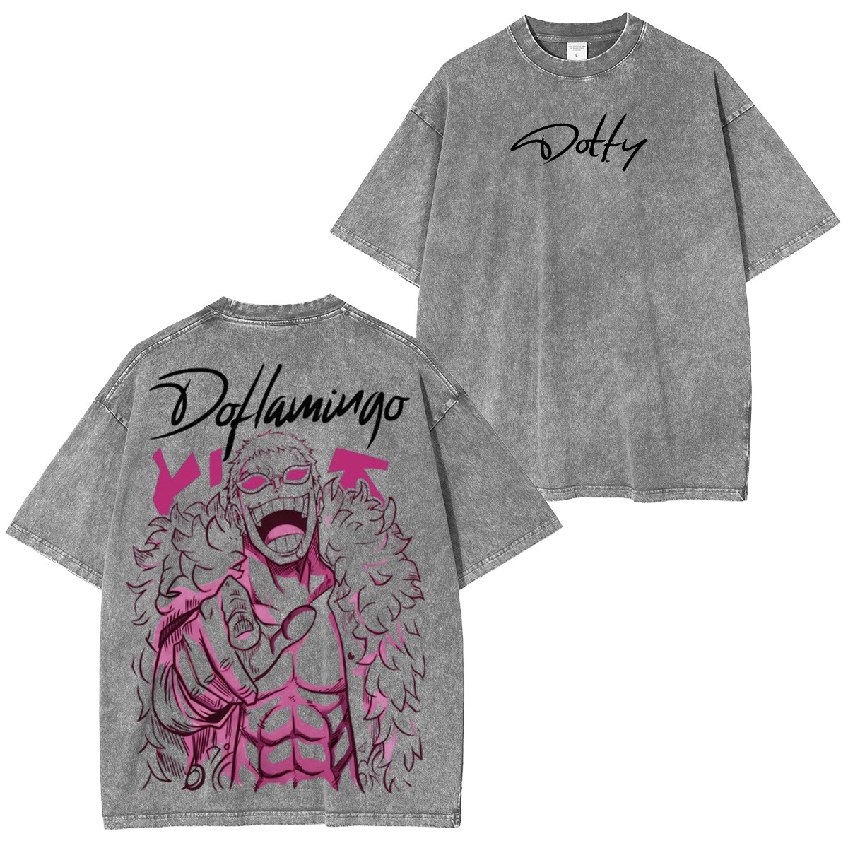 Doflamingo Unisex Washed T-Shirt