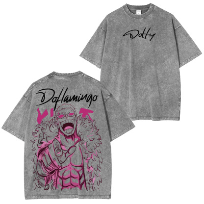 Doflamingo Unisex Washed T-Shirt