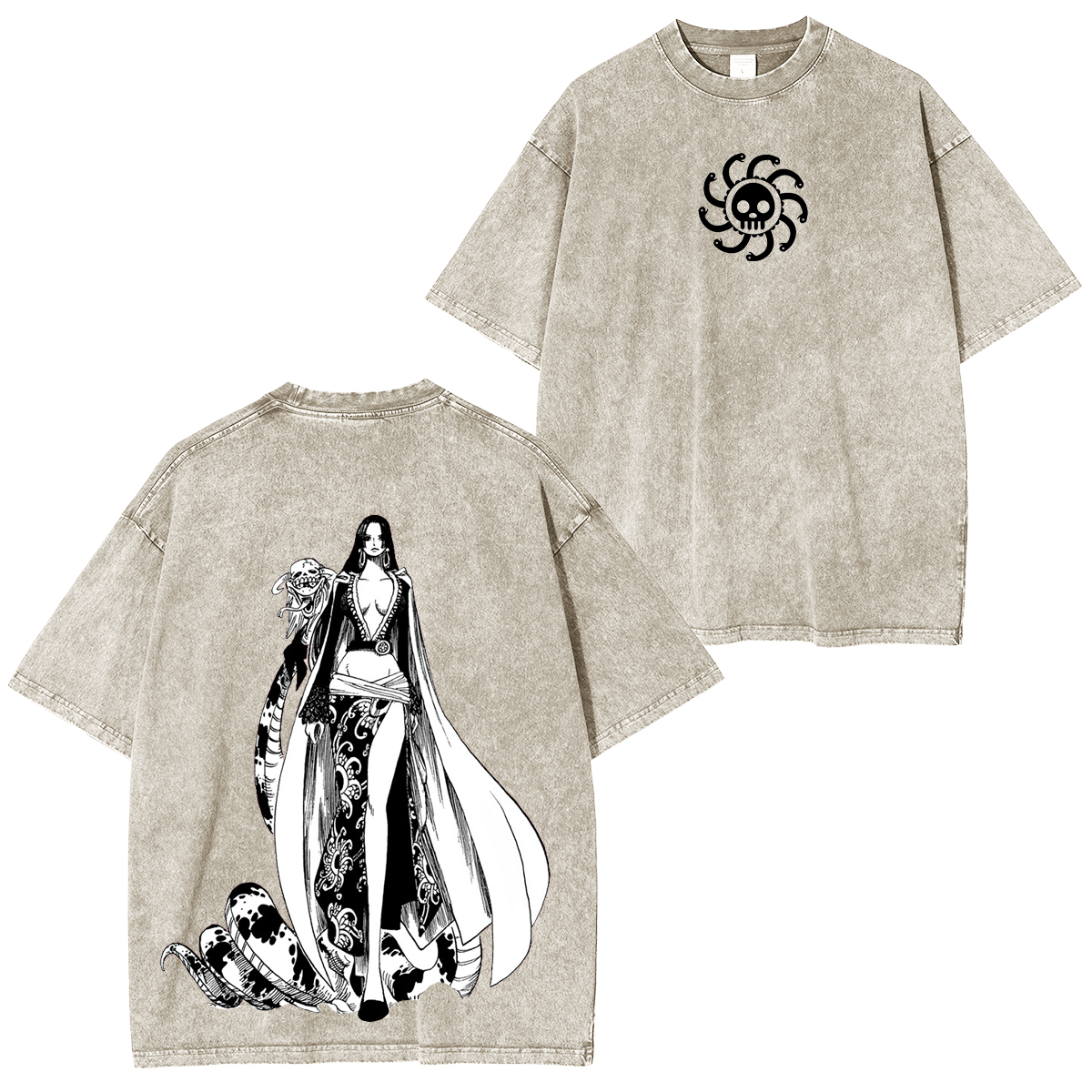 One Piece Boa Hancock Washed T-shirt/Crewneck/Hoodie