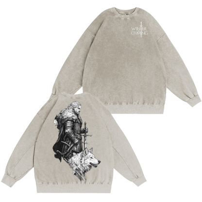 Winter is Coming Oversized Washed T-shirt/Crewneck/Hoodie