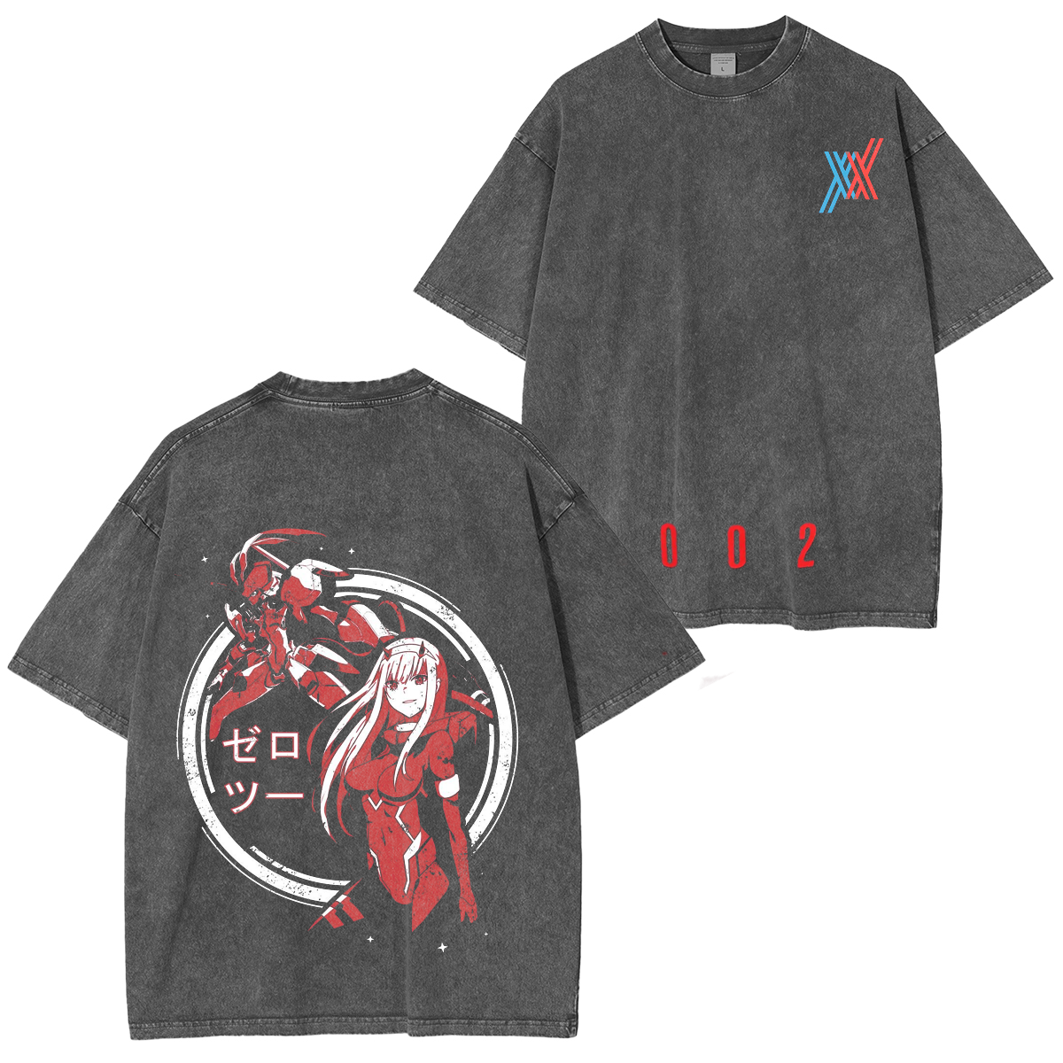 DARLING in the FRANXX Washed T-shirt/Crewneck/Hoodie