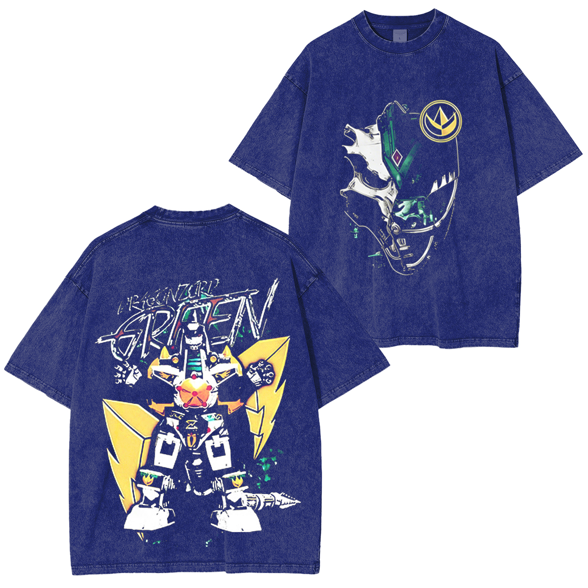 Dragonzord Green Ranger Mighty Morphin Power Rangers Vintage Washed T-shirt/Crewneck/Hoodie