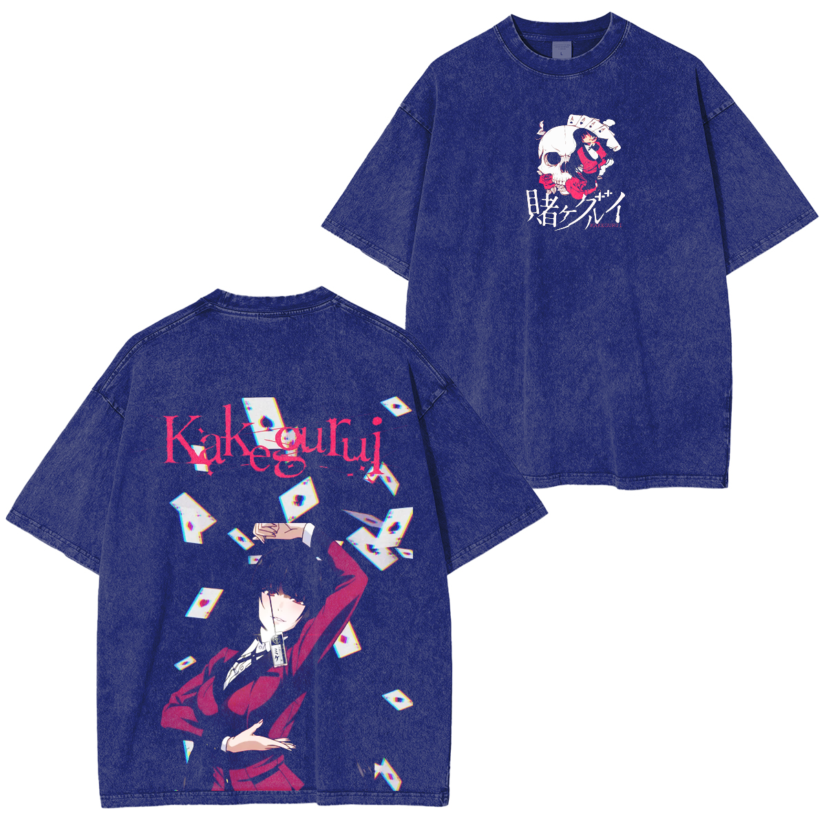 Yumeko kakegurui Vintage Washed T-shirt/Crewneck/Hoodie