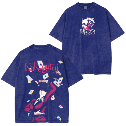 Yumeko kakegurui Vintage Washed T-shirt/Crewneck/Hoodie