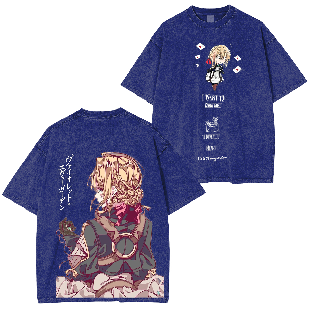 Violet Evergarden Vintage Washed T-shirt/Crewneck/Hoodie