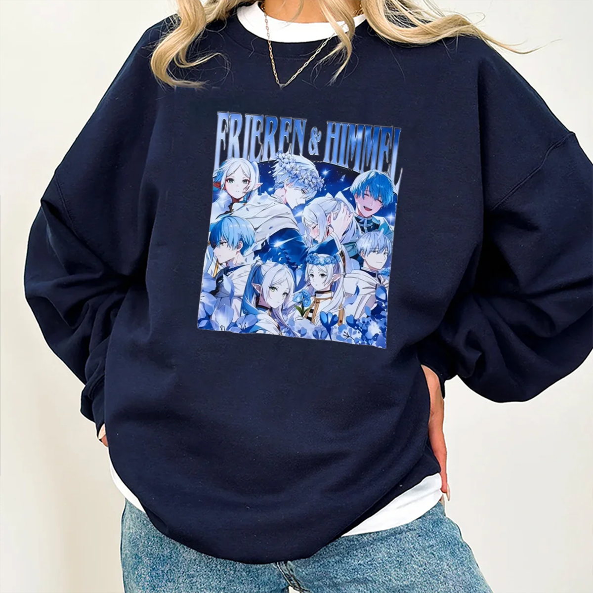 Frieren Himmel Oversized T-shirt/Crewneck/Hoodie