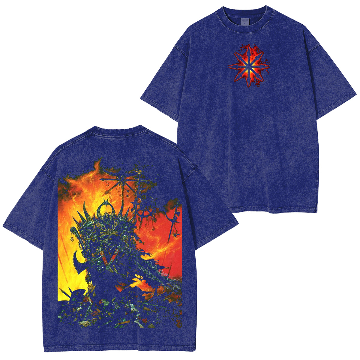 Chaos Star Warhammer 40k Oversized T-shirt/Crewneck/Hoodie