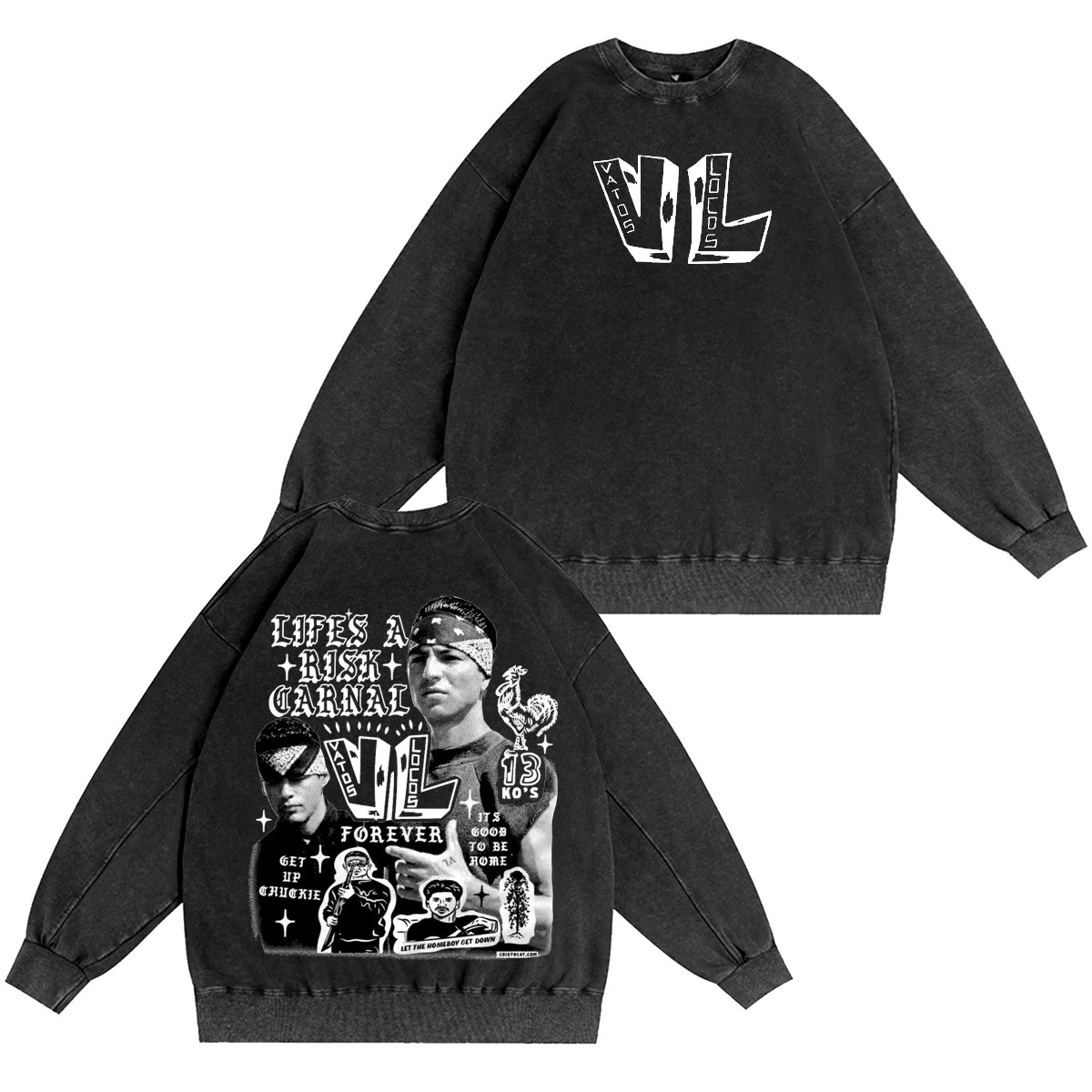 Vatos Locos World Oversized T-shirt/Crewneck/Hoodie