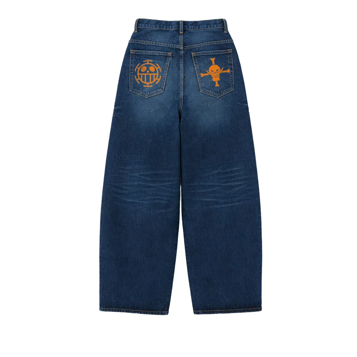 One Piece Washed Jeans