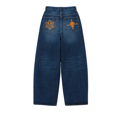 One Piece Washed Jeans