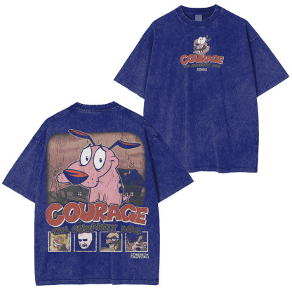 Courage the Cowardly Dog Washed T-shirt/Crewneck/Hoodie