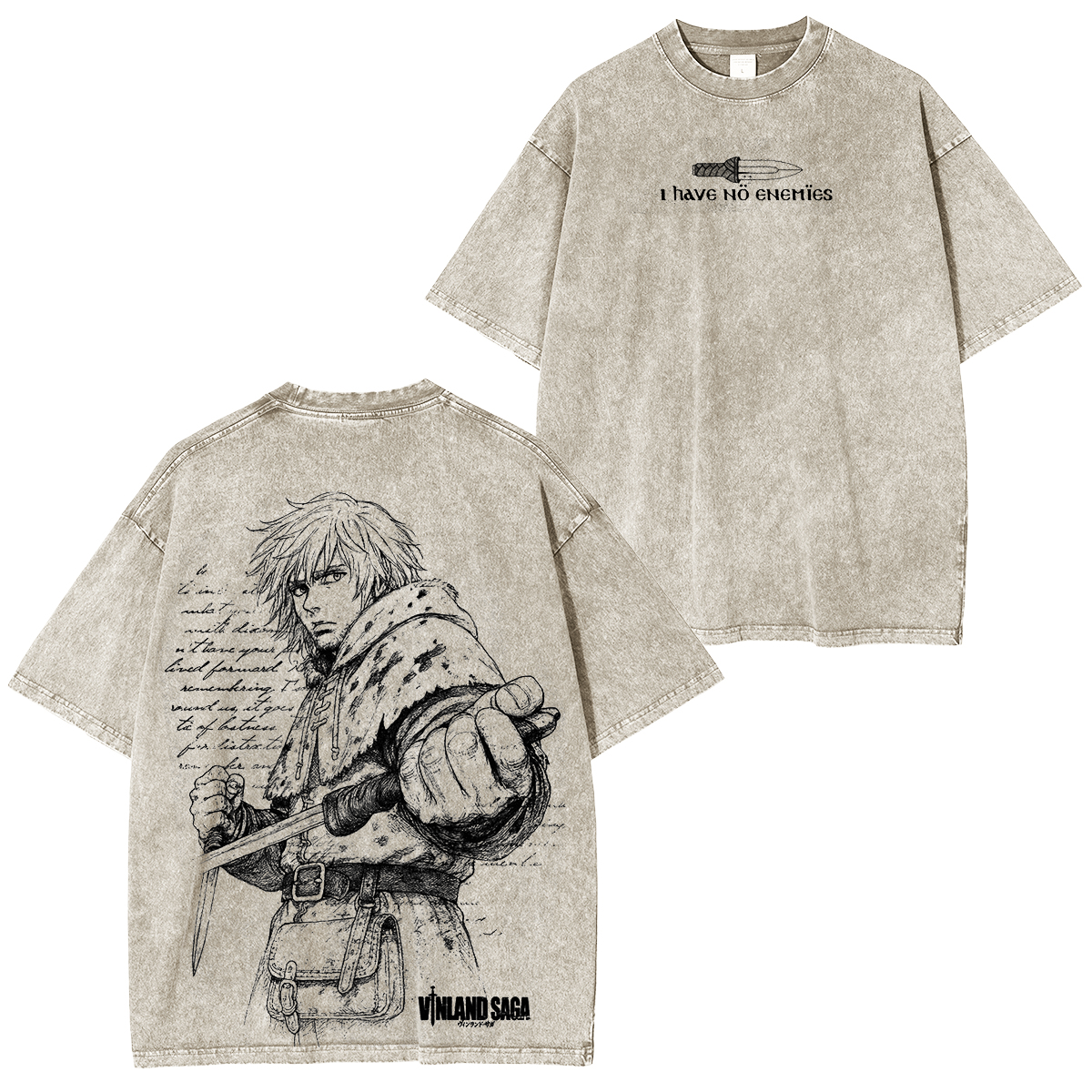 Vinland Saga Vintage Washed T-shirt/Crewneck/Hoodie