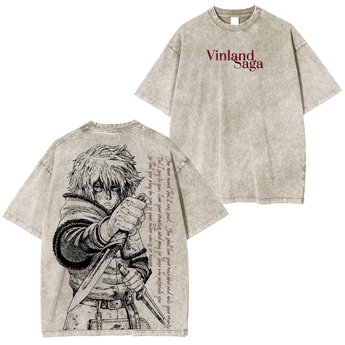 Vinland Saga Vintage Washed T-shirt/Crewneck/Hoodie