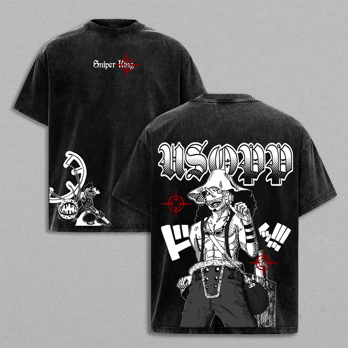 One Piece Washed T-shirt/Crewneck/Hoodie