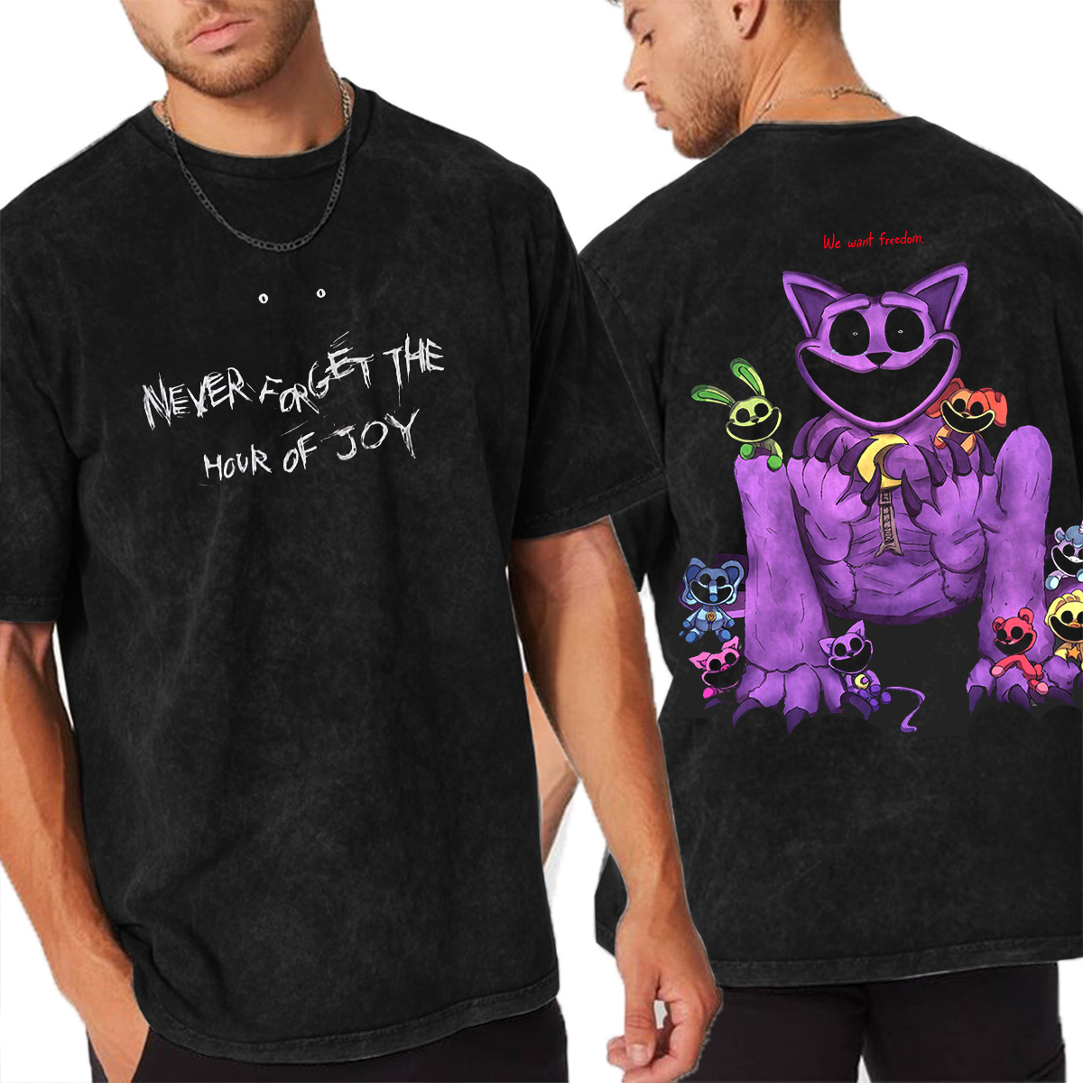 Poppy Playtime Washed T-shirt/Crewneck/Hoodie