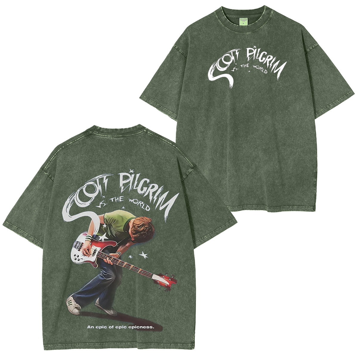 Scott Pilgrim vs. The World Unisex Washed T-Shirt