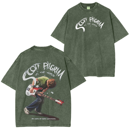 Scott Pilgrim vs. The World Unisex Washed T-Shirt